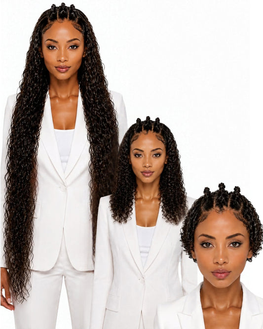 Natural brown curly HD human hair lace wig — collection cover